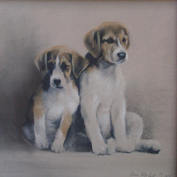 Foxhound Pups - Giclée Print Foxhound Pups - Giclée Print